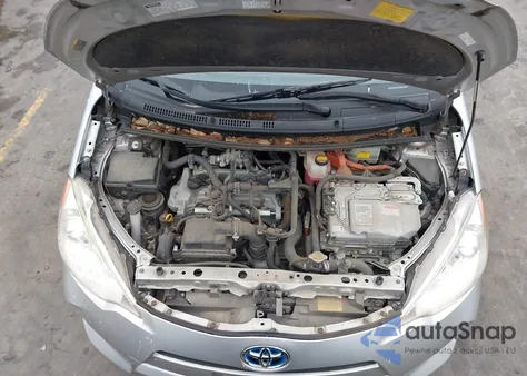 2012 Toyota Prius C Two from USA, damaged, VIN JTDKDTB33C1018514